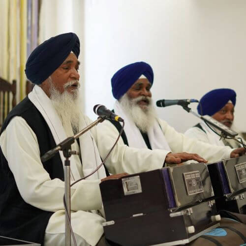 3 Sikhs beim Musizieren