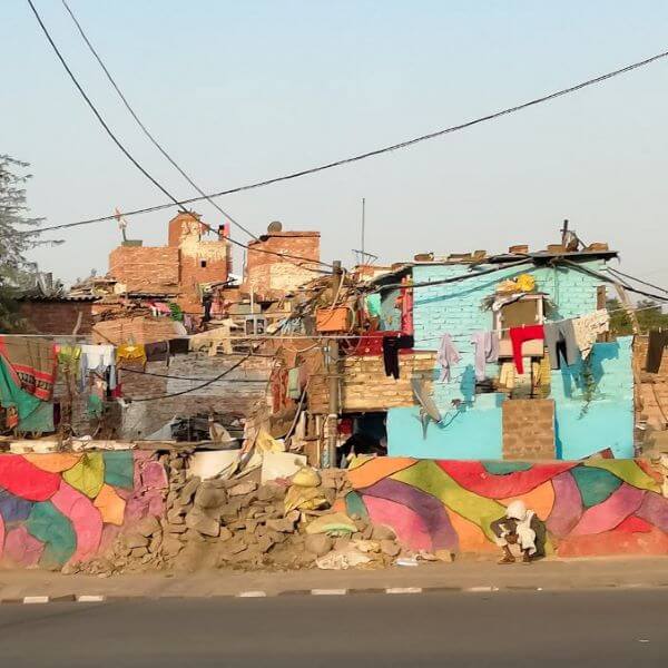 Slum in Neu-Delhi